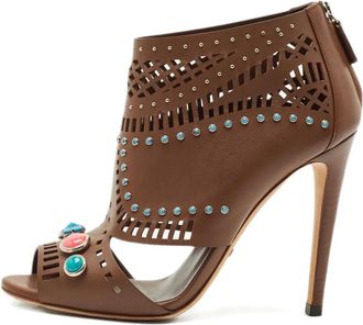 Gucci Sandali Lika con decorazione - Marrone