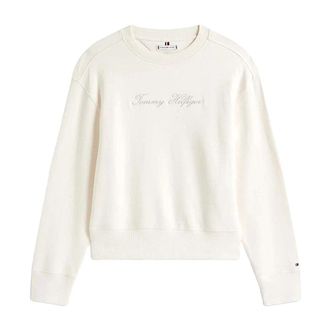Tommy Hilfiger Felpa - Dames - Sweatshirts - Wit - M - Hoodies & sweatvesten