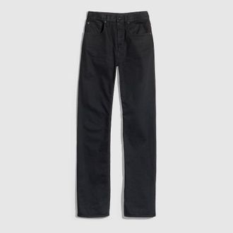Gucci Cotton Denim Pants With Soft Coating, Black