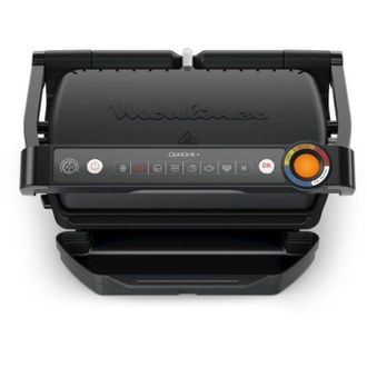 Moulinex GI7178 OptiGrill+, Griglia a Contatto Intelligente, Risultati Perfetti, Nessun Monitoraggio, 6 Programmi Automatici. Colore del prodotto: Nero, Area