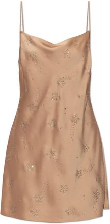 LoveShackFancy Kalora Dress - Dames - Korte kleedjes - Beige - S - Polyester - Kleedjes