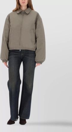 Our Legacy collared jacket with elasticated cuffs and hem