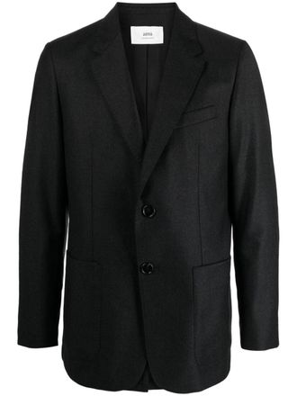 Ami virgin wool blazer - Grigio