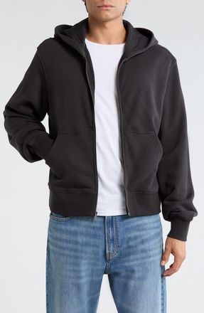 Abound Crop Full Zip Hoodie in Black Faded at Nordstrom Rack, Size Xx-Large