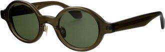 Giorgio Armani Stijlvolle Zonnebril 0Ar 8205 - Heren - Zonnebrillen - Groen - 46 MM - Accessoires