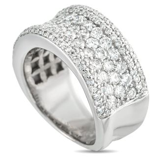 Luxury Bazaar 14K White Gold 1.08ct Diamond Ring MF16-022326
