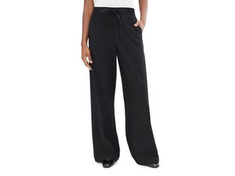 Sanctuary Amalia Trouser Womens Clothing Black : LG (US 10-12) 32, Elastane/Polyester/Rayon