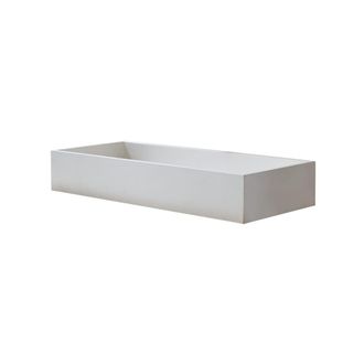 Tikamoon Lavabo rectangular de terrazo de 90 cm