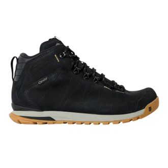 Oboz Footwear Waterdichte leren wandelschoenen voor dames van het merk Bozeman (Zwart)