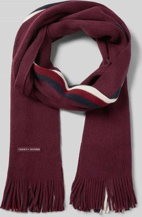 Tommy Hilfiger Schal aus Woll-Mix in Bordeaux, Größe 1