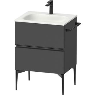 Duravit Duravit - Sivida Mueble Bajo Lavabo, 2 Cajones, Tirador Diamante