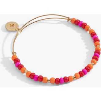 Alex and Ani Farmers Market Beaded Charm Bangle in Gold at Nordstrom