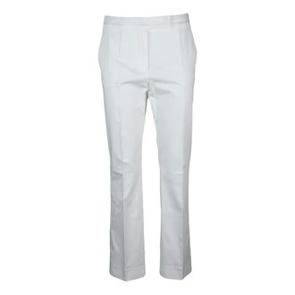 Max Mara Cropped Trousers, female, White, Size: 2XS Cropped Trousers