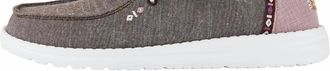 Hey Dude Womens Wendy Chambray Boho Shoes In Black