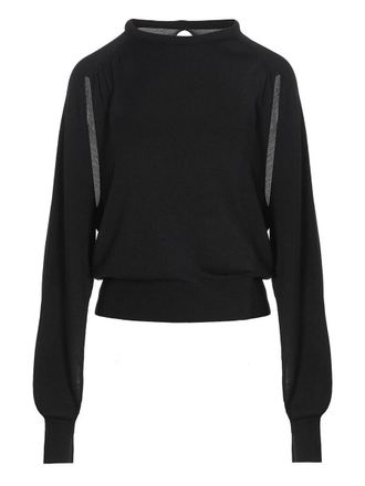 RAMAEL Cut Out Insert Top Sweater