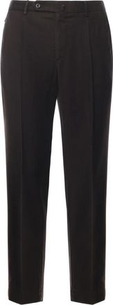 Santaniello Pantalone - Heren - Nette broeken - Bruin - M - Leer - Broeken
