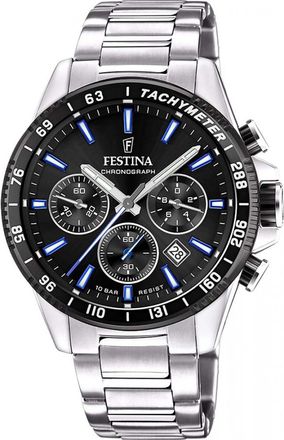 Festina F20560-5 Mens Timeless Chronograph Watch - Silver - One Size