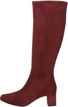 Stefano Lauran 25547 Laarzen met hak - Dames - Schoenen - Rood - Maat: 39 EU Zijde