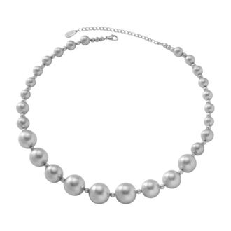 Dansk Copenhagen Solgerd Statement Ketting - Dames - Accessoires - Grijs - Maat: ONE Size Satijn