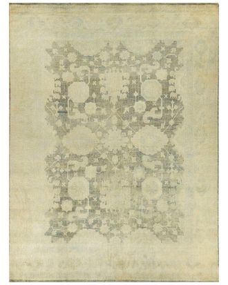 Exquisite Rugs Antique Weave Oushak Hand Knotted New Zealand Wool Area Rug