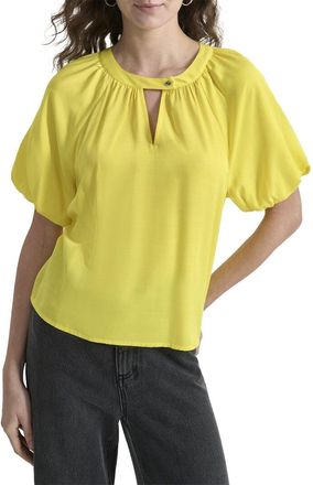DKNY Dkny Bubble Sleeve Top