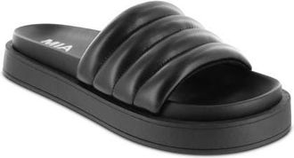 Mia Annaleese Slide Sandal in Black at Nordstrom, Size 10