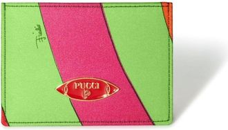 Pucci Iride-print card holder - women - Nylon - One Size - Pink
