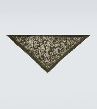Etro Paisley silk pocket square