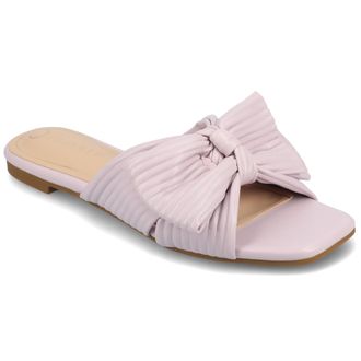Journee Collection Women & apos;s Serlina Medium and Wide Width Flat Sandals