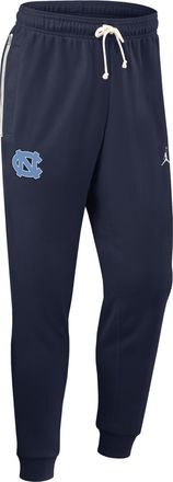 Nike Jordan Mens North Carolina Sideline Jordan Brand Dri-FIT College Taper Pants in Blue | 0JB041SNCN-TLY