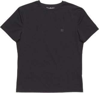 Acne Studios T-shirt met applicatie - Zwart