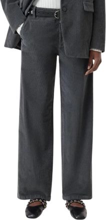 Closed Selma Corduroy In Cosmic Grey