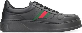 Gucci Chunky Sneaker - Heren - Sneakers - Zwart - 43 EU - Leer - Schoenen