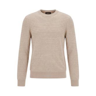 HUGO BOSS Jersey L-Fabrizio - Knitwear - Hombre - Beige - XL