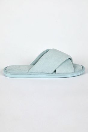 Roman Cross Over Open Toe Slipper