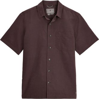 Royal Robbins Desert Pucker Button-Up Shirt in Seal Brown at Nordstrom, Size Xx-Large