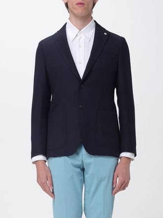 Manuel Ritz Blazer a monopetto in lana vergine