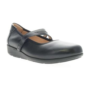 Prop&eacute;t Propet Yara WCX023L Flat Womens Black Leather Round Toe Mary Jane ZOGG3849