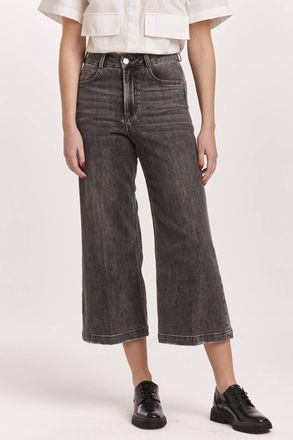 Dear John Denim Audrey Super High Rise Wide Leg Pants In Rythm
