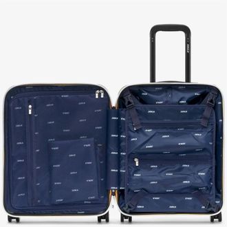 K-Way Eudoxie Logo Cabin Trolley - Suitcases - unisex - P&uacute;rpura - ONE SIZE