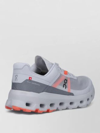 On mesh upper low top rubber outsole sneakers