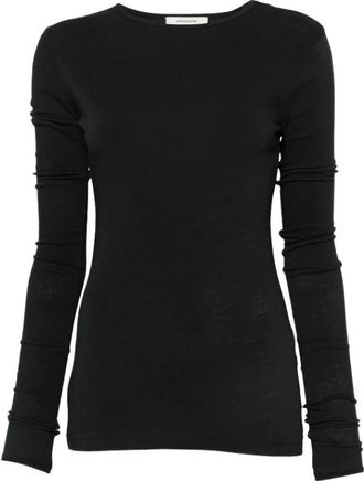 Entire studios Entire Studios, Dames, Tops, Zwart, Maat: XS Leer