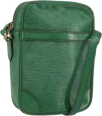 Louis Vuitton Pre-owned Leren Crossbodytas - Dames - Vintage Schoudertas - Groen - ONE Size - Leer - Vintage
