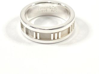 Tiffany & Co. Atlas Silver Silver 925 Band Ring (Pre-Owned)