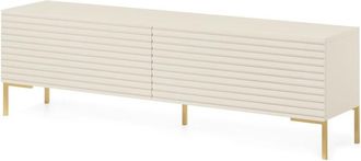 Selsey Selsey - lammelo - Mueble tv beige 140 cm