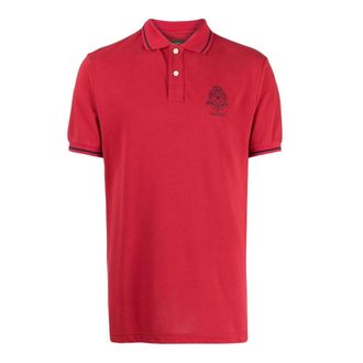 Hackett Polo Heritage Logo - - Tops - Uomo - Rosso - M