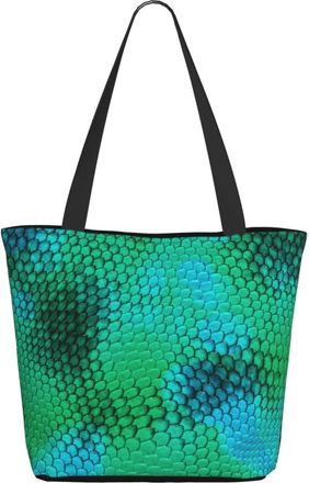 AOOEDM Snake Scale Ladies Shopping Bag 13x11x7in.The Perfect ValentineS Day Gift.It Is The Best ValentineS Day Gift For Mom, Daughter, Wife,Etc