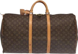 Louis Vuitton Pre-owned Weekend Bags, female, Brown, Size: ONE SIZE Pre-owned Keepall Travel Bag