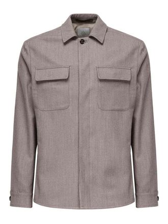 Eleventy Wool Blend Overshirt