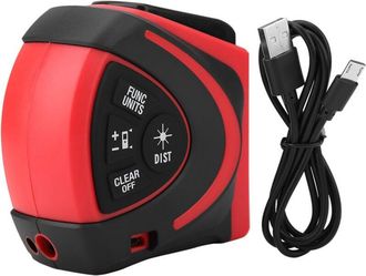 OEM Cinta M&eacute;trica L&aacute;ser Digital 2 En 1 Ltm-t30, Tel&eacute;metro De 30 M Y Cinta M&eacute;trica De 5 M